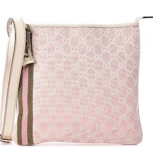 GUCCI Authentic Crossbody Bag Pink Limited Edition